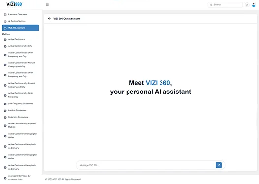 vizi360 app interface